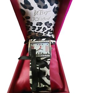 Betsey Johnson Zebra Watch